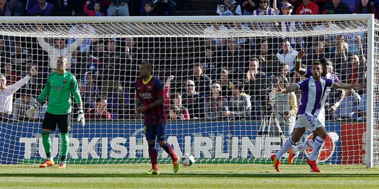 Barca Dalam Bahaya Setelah Kalah 0-1 Atas Real Valladolid