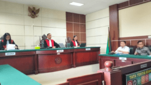 Sidang perkara perdata khusus di Pengadilan Negeri Malili, Rabu (20/5/2026), dengan agenda pemeriksaan surat dan saksi.