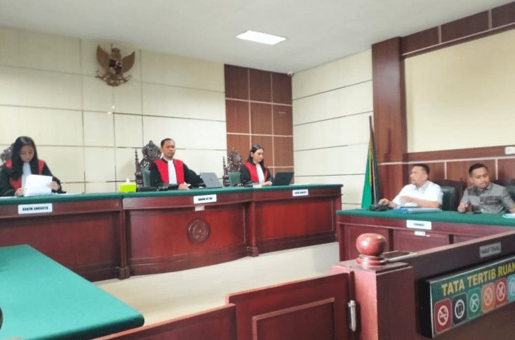 Sidang perkara perdata khusus di Pengadilan Negeri Malili, Rabu (20/5/2026), dengan agenda pemeriksaan surat dan saksi.