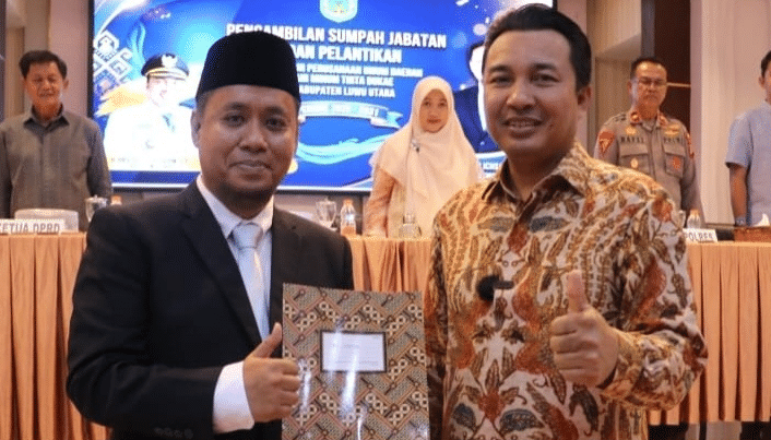 Andi Rahim Lantik Muchammad Ichsan Lussa sebagai Direktur Perumda Tirta Bukae