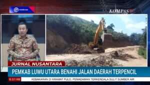 Bupati Luwu Utara Paparkan Pembangunan Jalan Rampi dan Seko di Kompas TV
