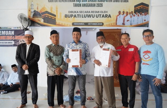 Pemda Luwu Utara Teken MoU Bimbel Haji, Andi Rahim Dorong Kesiapan Jamaah