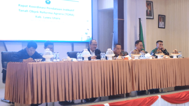 Pemkab Luwu Utara Perkuat Koordinasi Pendataan Potensi TORA di LPRA Uraso