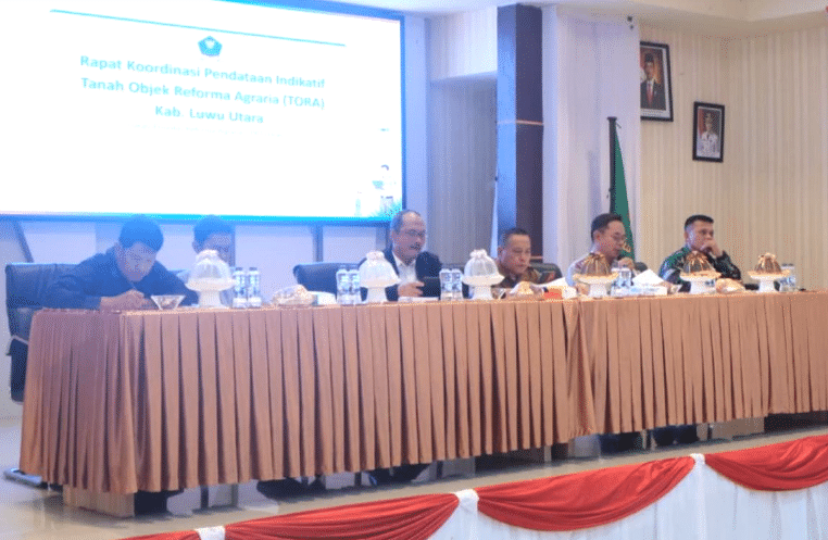 Pemkab Luwu Utara Perkuat Koordinasi Pendataan Potensi TORA di LPRA Uraso