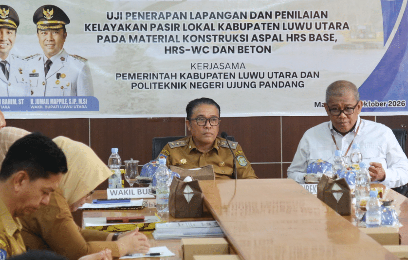 Wabup Jumail Mappile Resmi Buka Kegiatan Uji Pasir Lokal Lutra